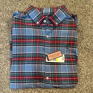 MENS vineyard vines flannel NWT
